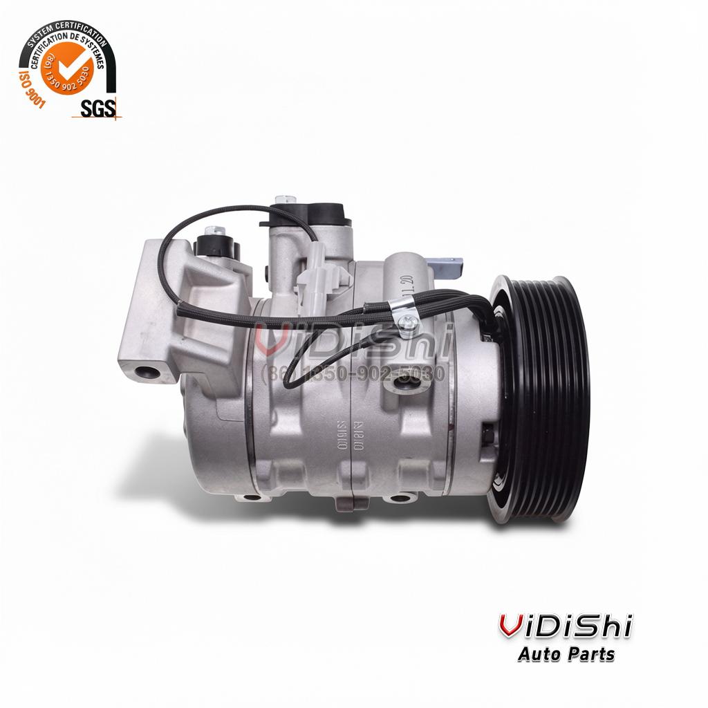 AC Compressor 88320-0K590 for Toyota Hilux 2015-2020 | 10SRE11C 2 88320-0K590 compressor housing and mounting points
