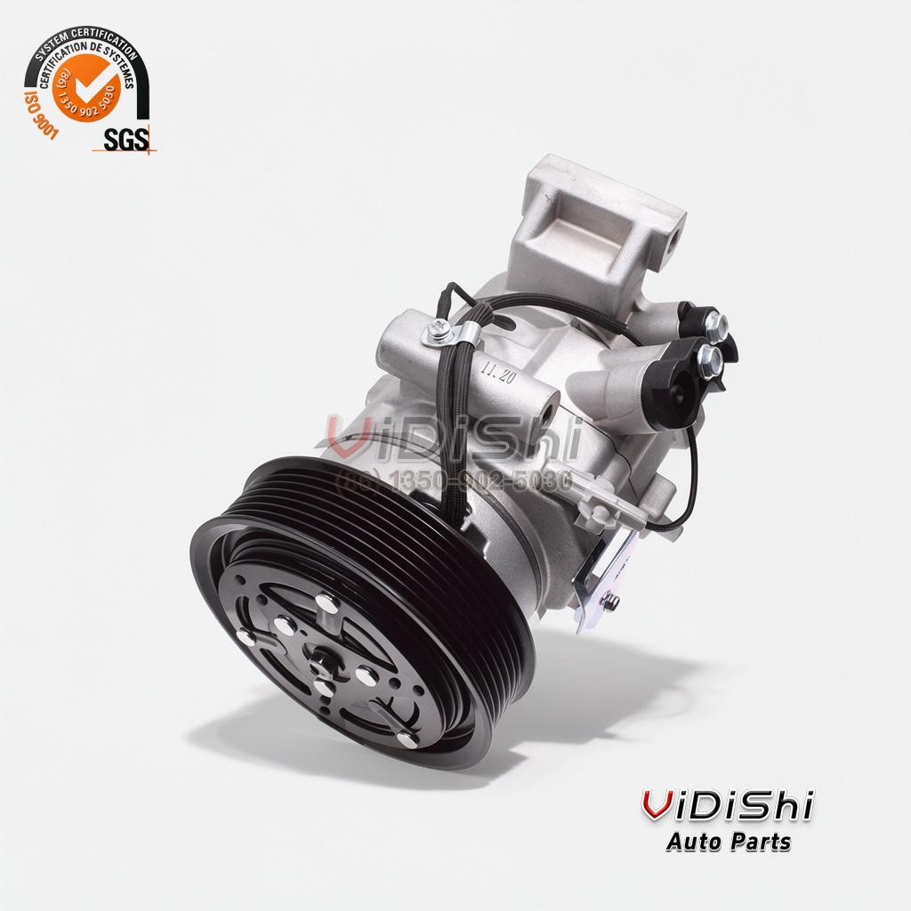 AC Compressor 88320-0K590 for Toyota Hilux 2015-2020 | 10SRE11C 3 88320-0K590 compressor clutch and pulley end