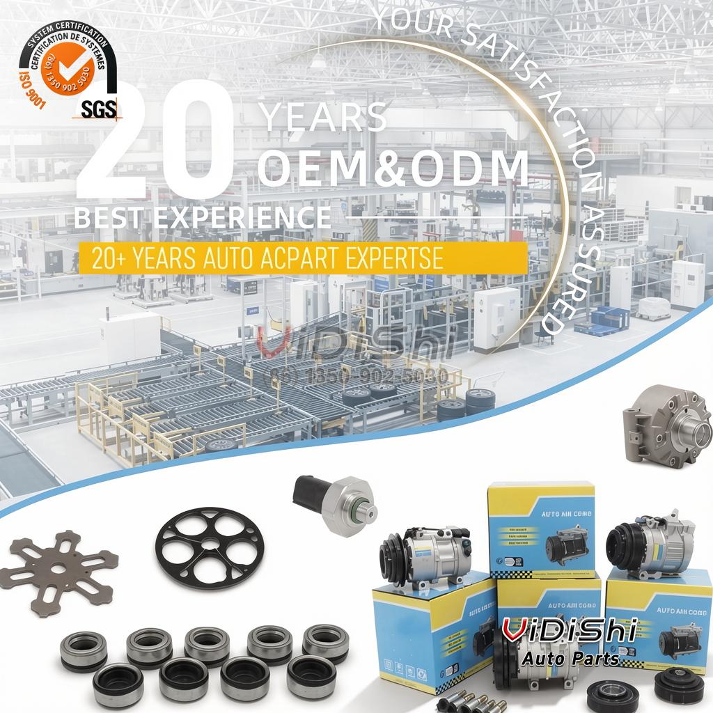 R744 CO2 Multi-Fit AC Compressor 30DB | 12V Low Noise 2 30DB R744 multi-fit AC compressor view 2