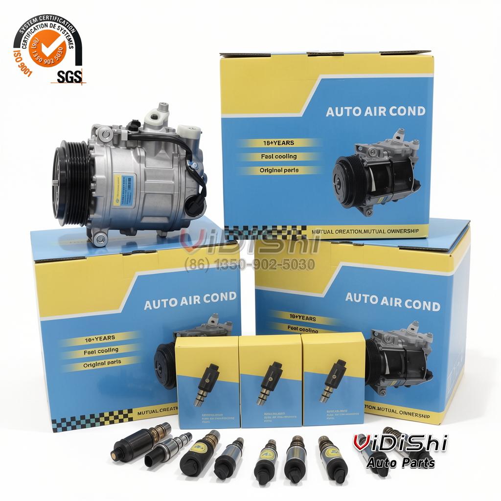 R744 CO2 Multi-Fit AC Compressor 30DB | 12V Low Noise 3 30DB R744 multi-fit AC compressor view 3