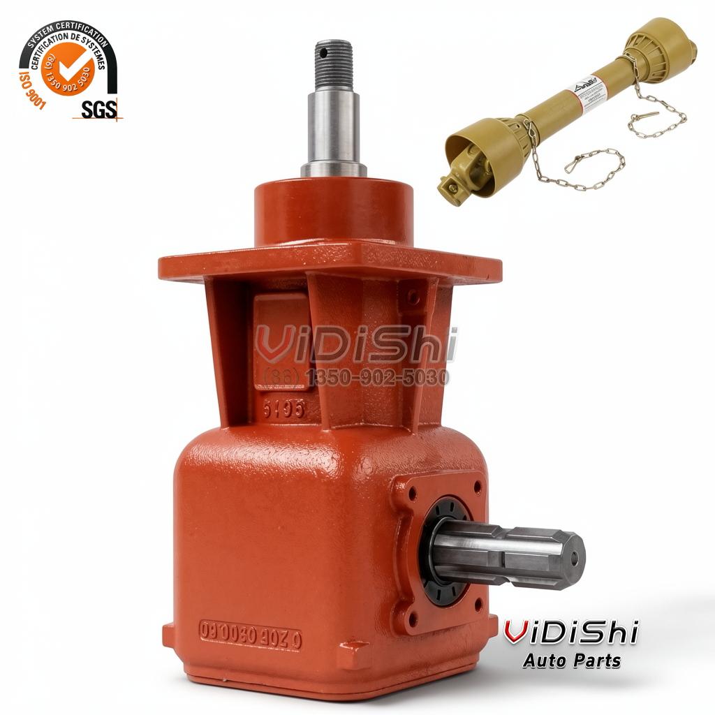 All Products 9 MW 90 Degree Gearbox 540 rpm for Rotary Mowers and Tillers installation
