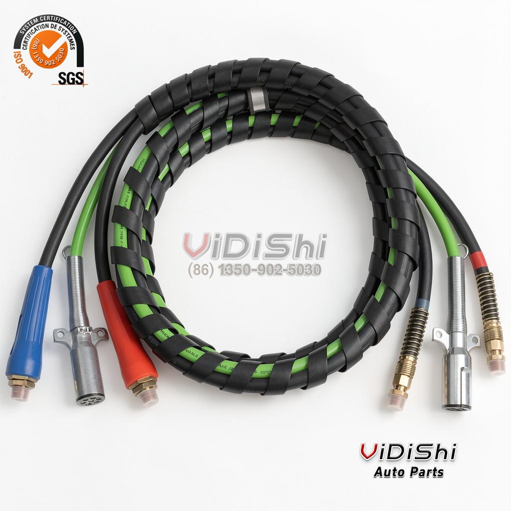 All Products 7 truck air line and power cable three in one assembly