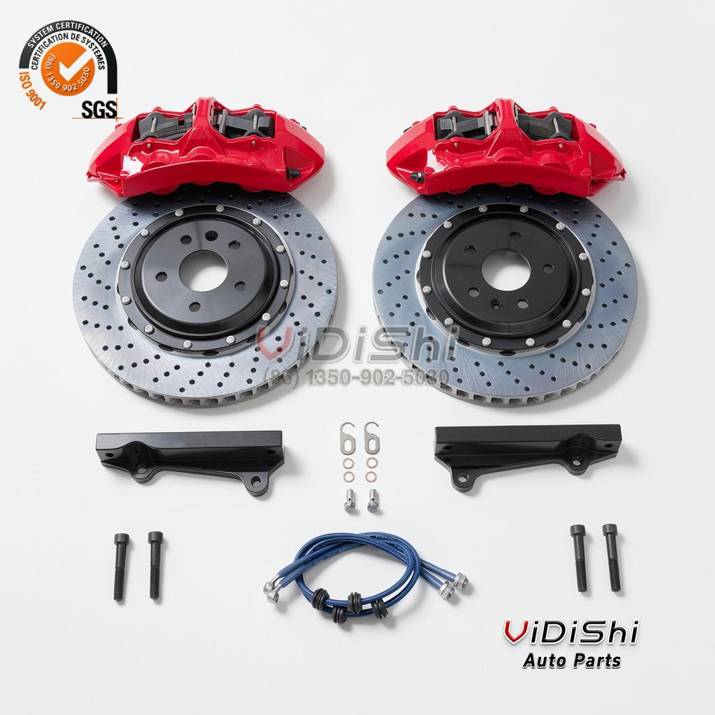 6 Piston Brake Caliper GT6 Big Brake Kit 6 Pot — Kit view