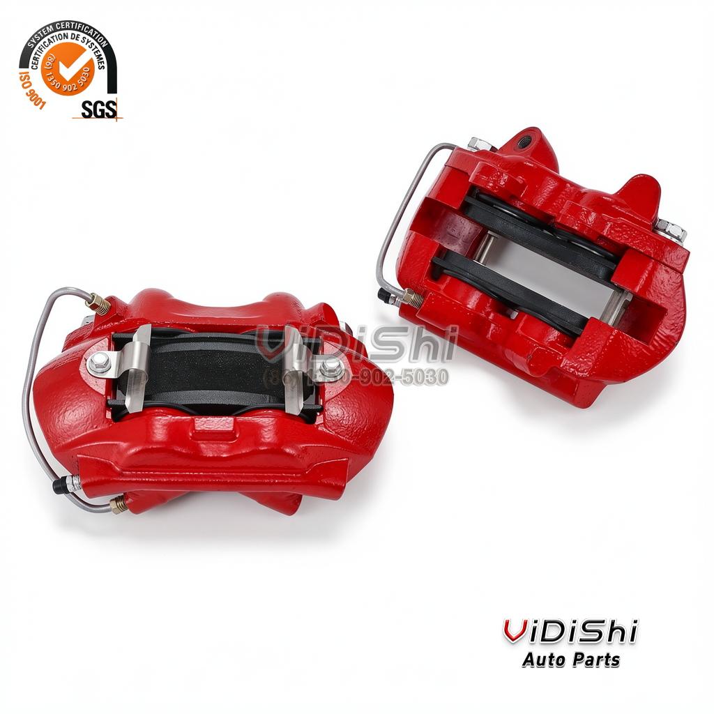 Disc Brake Calipers Loaded with Pads for Ford Mustang 1967 2 Pair view