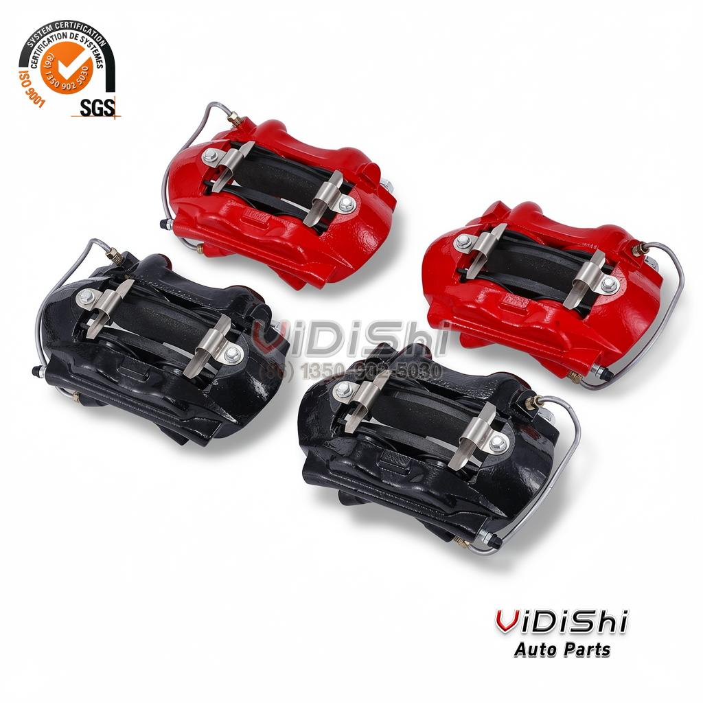 Disc Brake Calipers Loaded with Pads for Ford Mustang 1967 4 Rear view