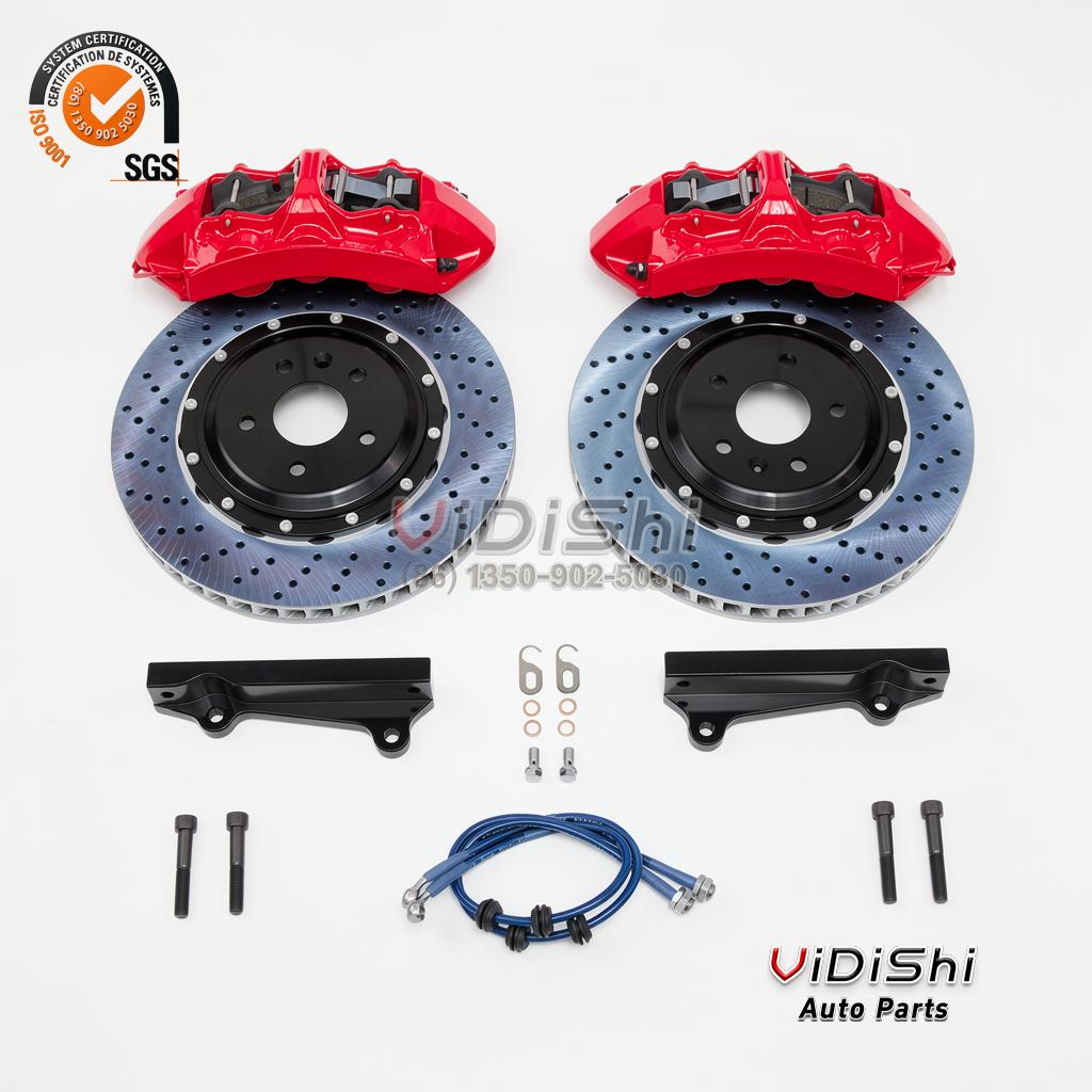 Front 6 Piston Brake Caliper GT6 BBK Big Brake Kit for Volkswagen Golf R (MK7, MK8) 5 Colors view