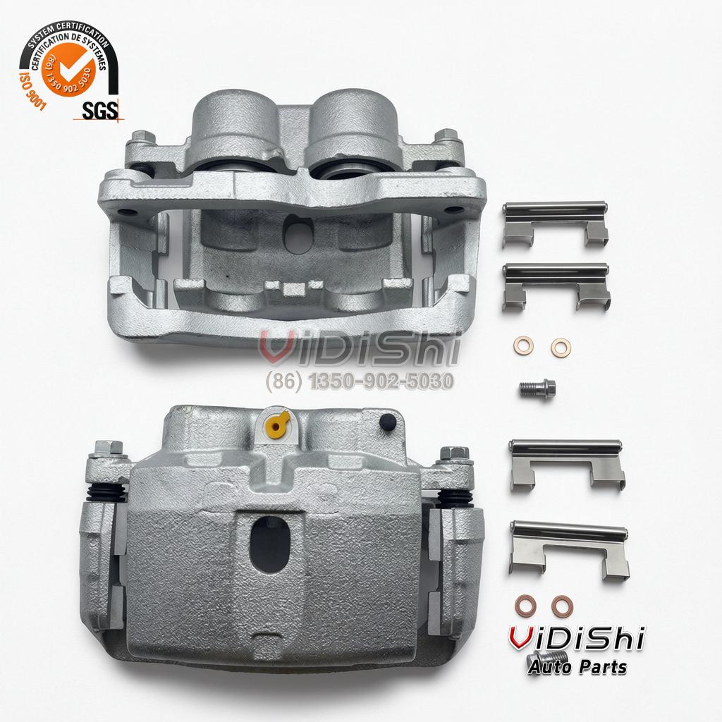 18B4730 18B4731 Front Disc Brake Calipers with Brackets for Chevrolet Express, Silverado and Suburban 2 Detail view