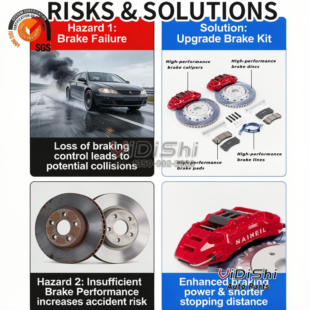 Front Forged 6 Piston Brake Caliper NS6 BBK Big Brake Kit for Subaru BRZ and Toyota 86 3 Kit view