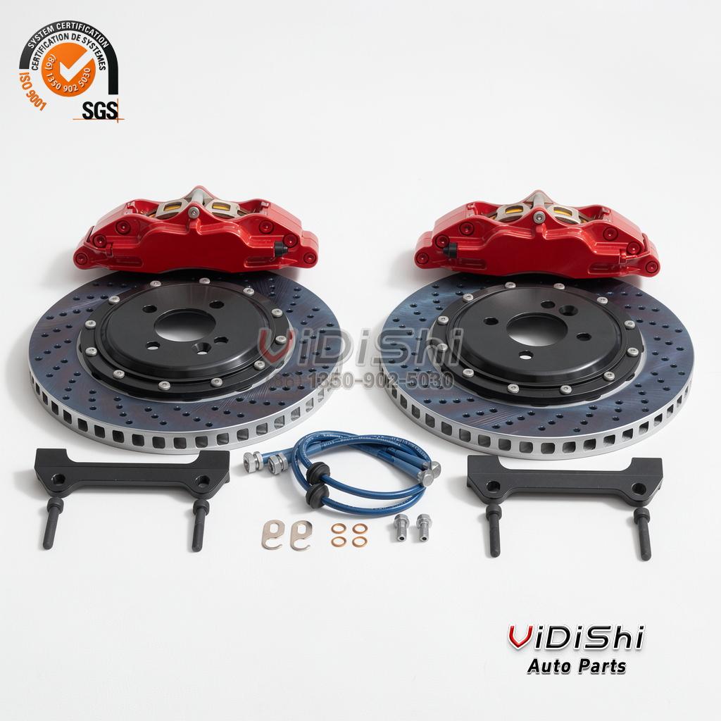 Racing 4 Piston Brake Caliper Big Brake Kit 4 Pot for BMW E30, E36, E46, E90, E92, 335i, F30 2 Kit view