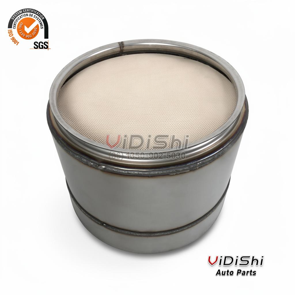 All Products 7 0024908392 Catalytic Converter, replacement part number diesel particulate front view — Vidishi Auto