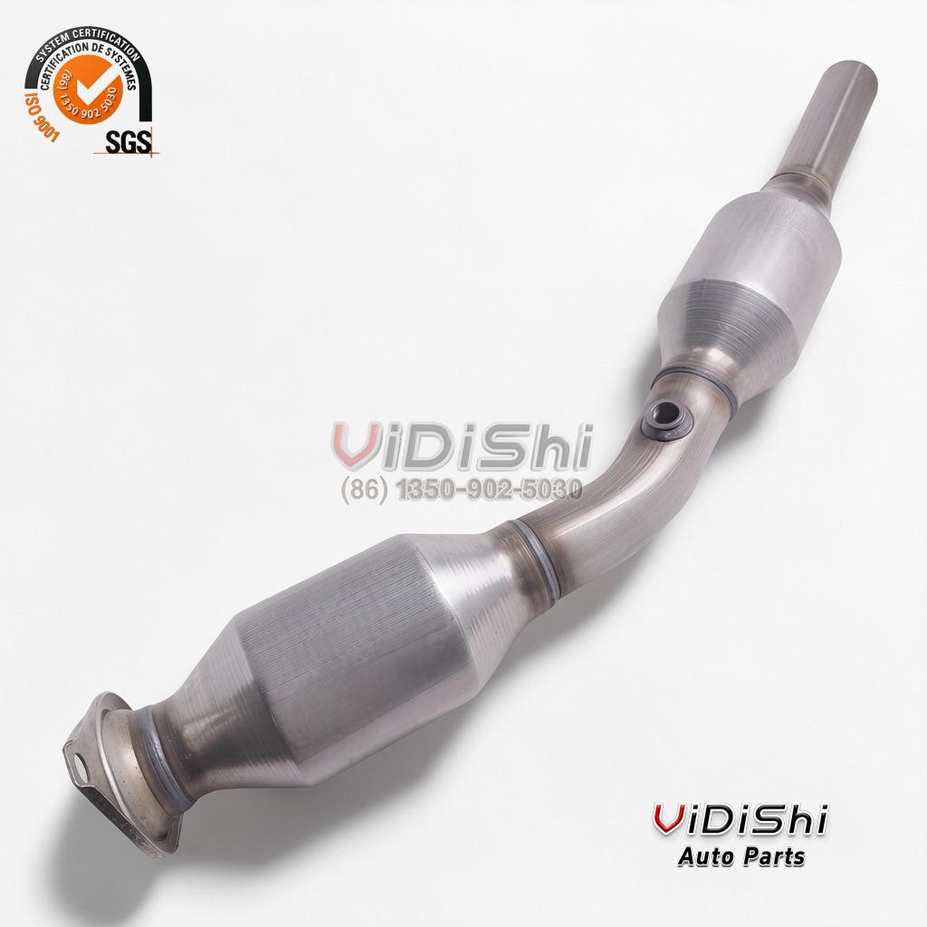All Products 7 SQS1741021500 Catalytic Converter, replacement part number catalytic converte front view — Vidishi Auto