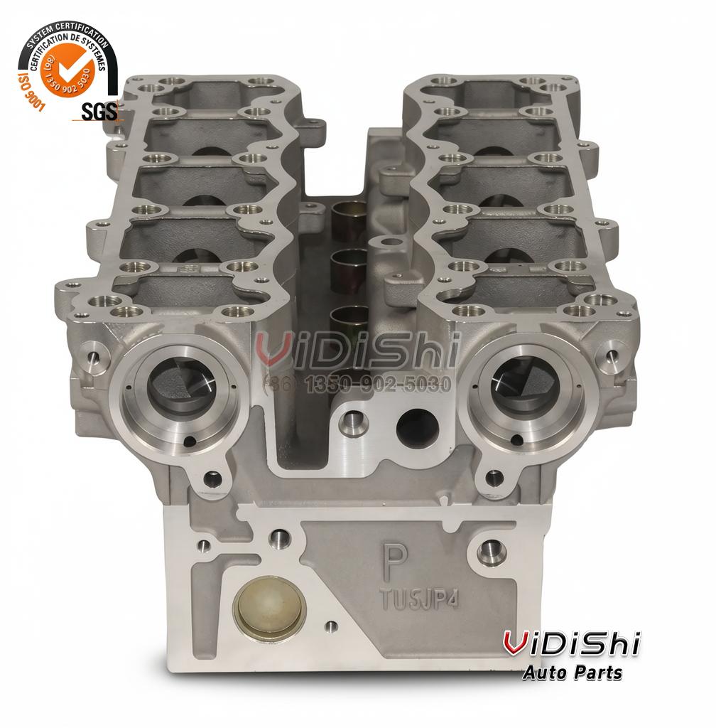 TU5JP4 Cylinder Head for Peugeot 1.6 16V 9656769580 1 TU5JP4 cylinder head from the camshaft side with the casting marking
