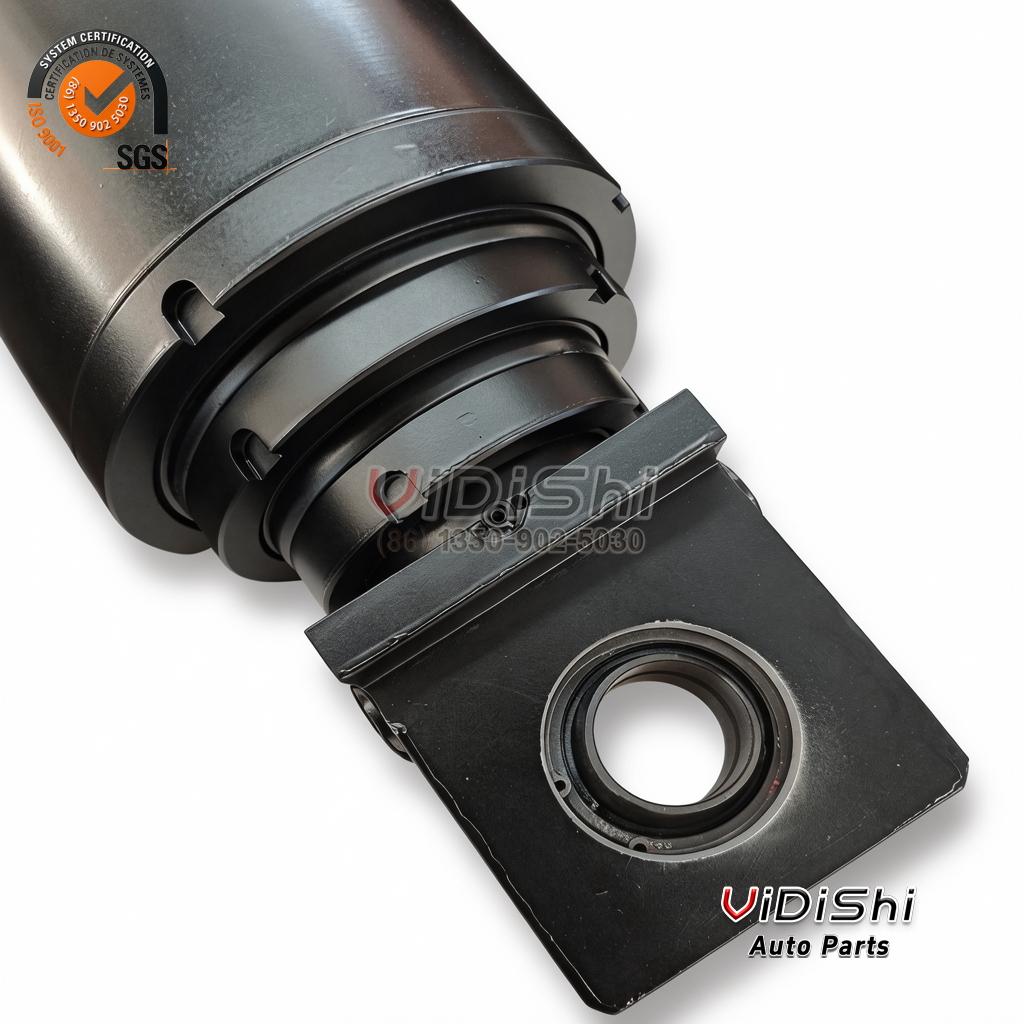 Double Acting Telescopic Hydraulic Cylinder for Garbage Truck 12000mm 5 Telescopic cylinder rear mounting eye close up