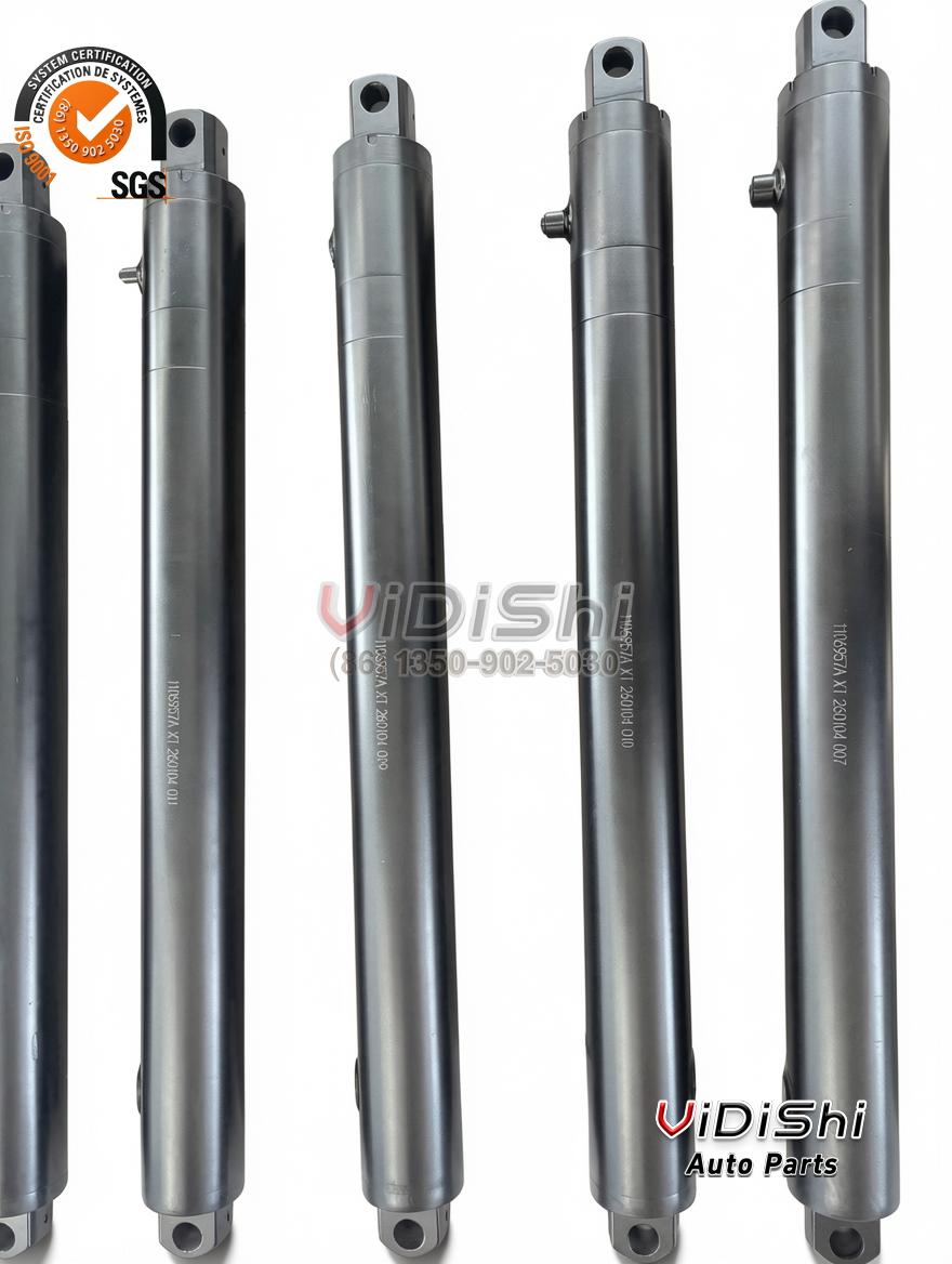 Double Acting Telescopic Hydraulic Cylinder for Garbage Truck 12000mm 6 Row of telescopic cylinders of different stages
