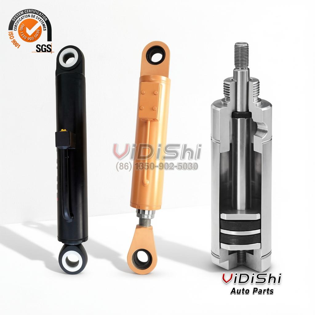 All Products 9 Engine Gear, arm cyl 7s multi stage hydrau installed view, replacement part number EXC-ARM-CYL-7S — Vidishi Auto