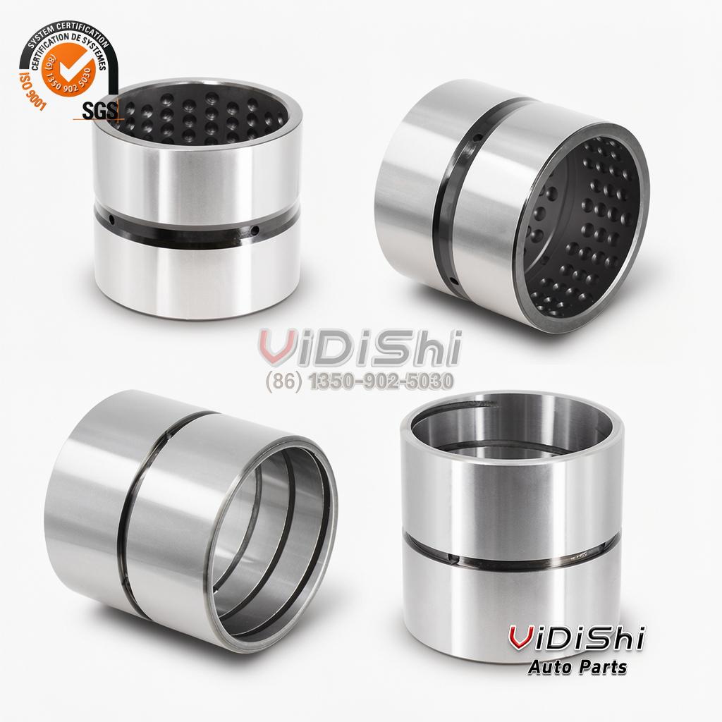 All Products 8 Engine Gear, flange bush self lubricating f side view, replacement part number EXC-FLANGE-BUSH — Vidishi Auto