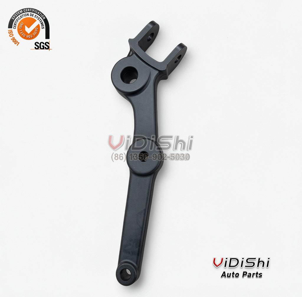 Pan Hard Bracket for Land Rover Defender 90 110 LHD 6061 Billet CNC 3 Fork end detail of the Defender pan hard bracket