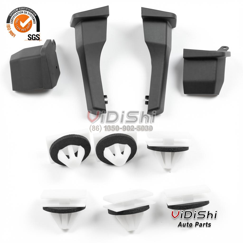 PP Fender Flares for Dodge Ram 1500 2019 Pocket Style Bolt On Set 2 1500 flare set with push retainers and trim clips