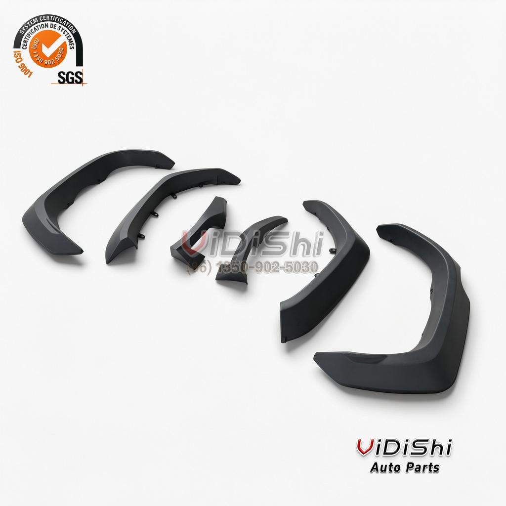 Fender Flares for Toyota Hilux Revo 2016 PP Wheel Arch GR Style Set 5 Rear arch flares for Hilux Revo PP set