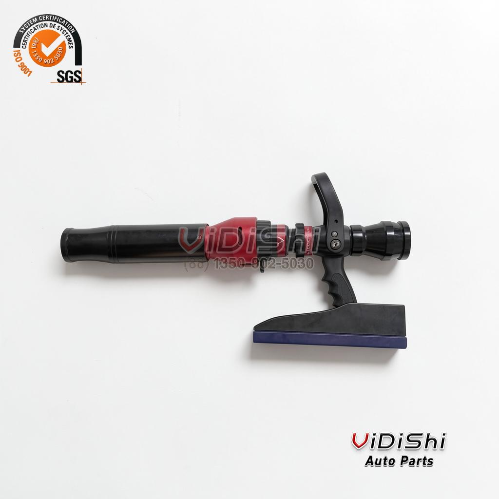 All Products 8 VDS-FN475-BSC Nozzle lying horizontally on its display stand with the spout pointing left