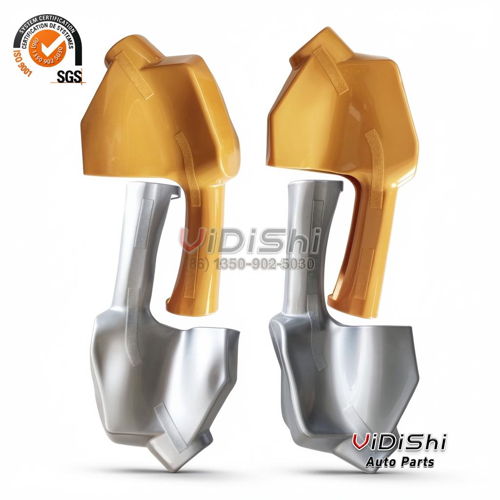 All Products 9 VDS-ZVA-NOZ-COVER Gold cover sitting over a silver cover so only the spout cut-outs are visible