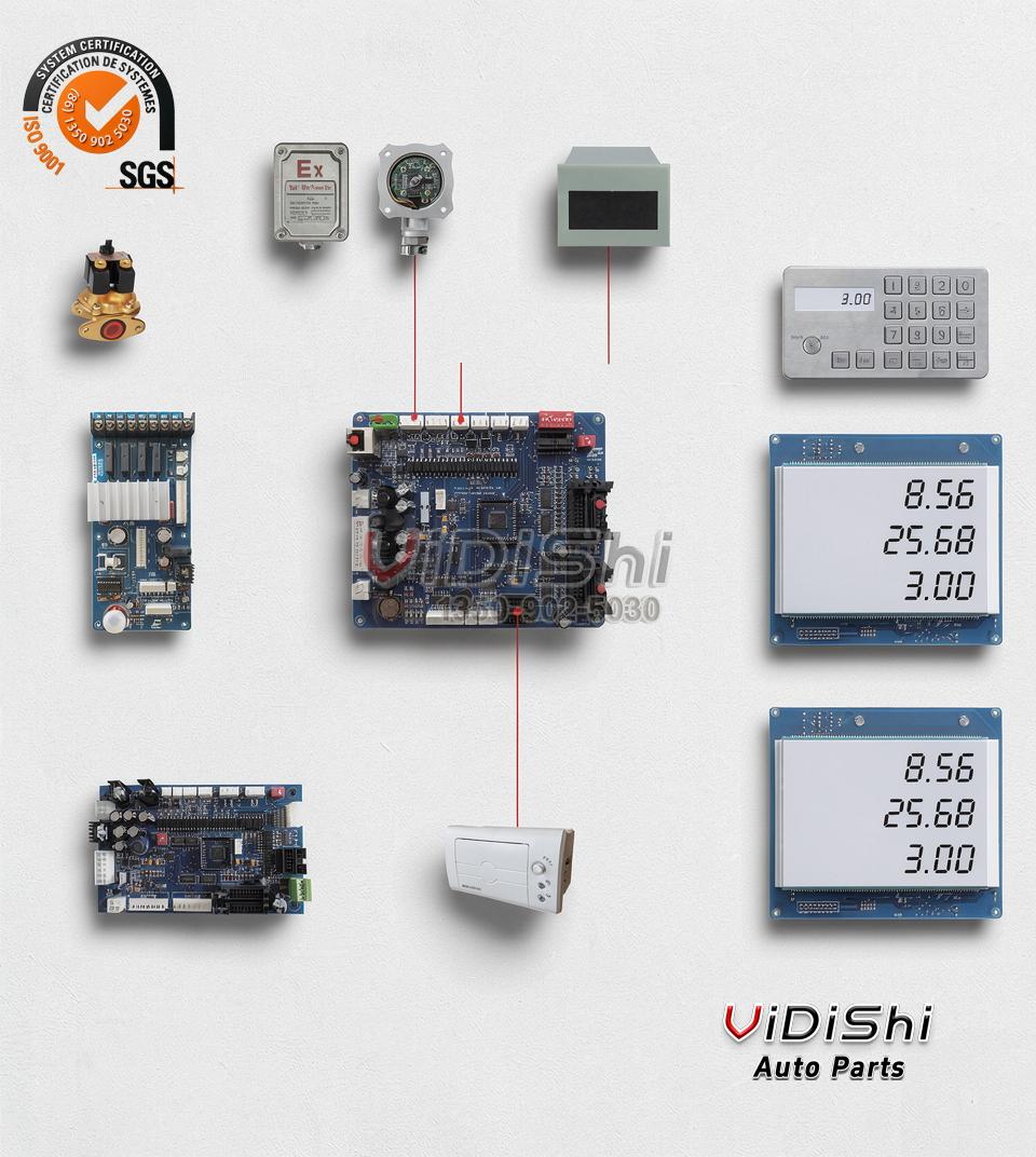 All Products 6 VDS-FDC-2N Controller board laid out with keypad, display modules, sensors and a second board