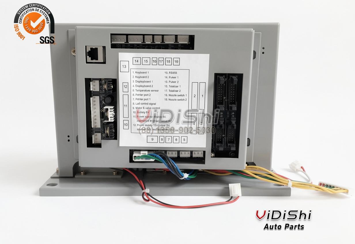 All Products 7 VDS-FDC-2N Rear of the controller case showing the connector sockets and the loom entering the housing