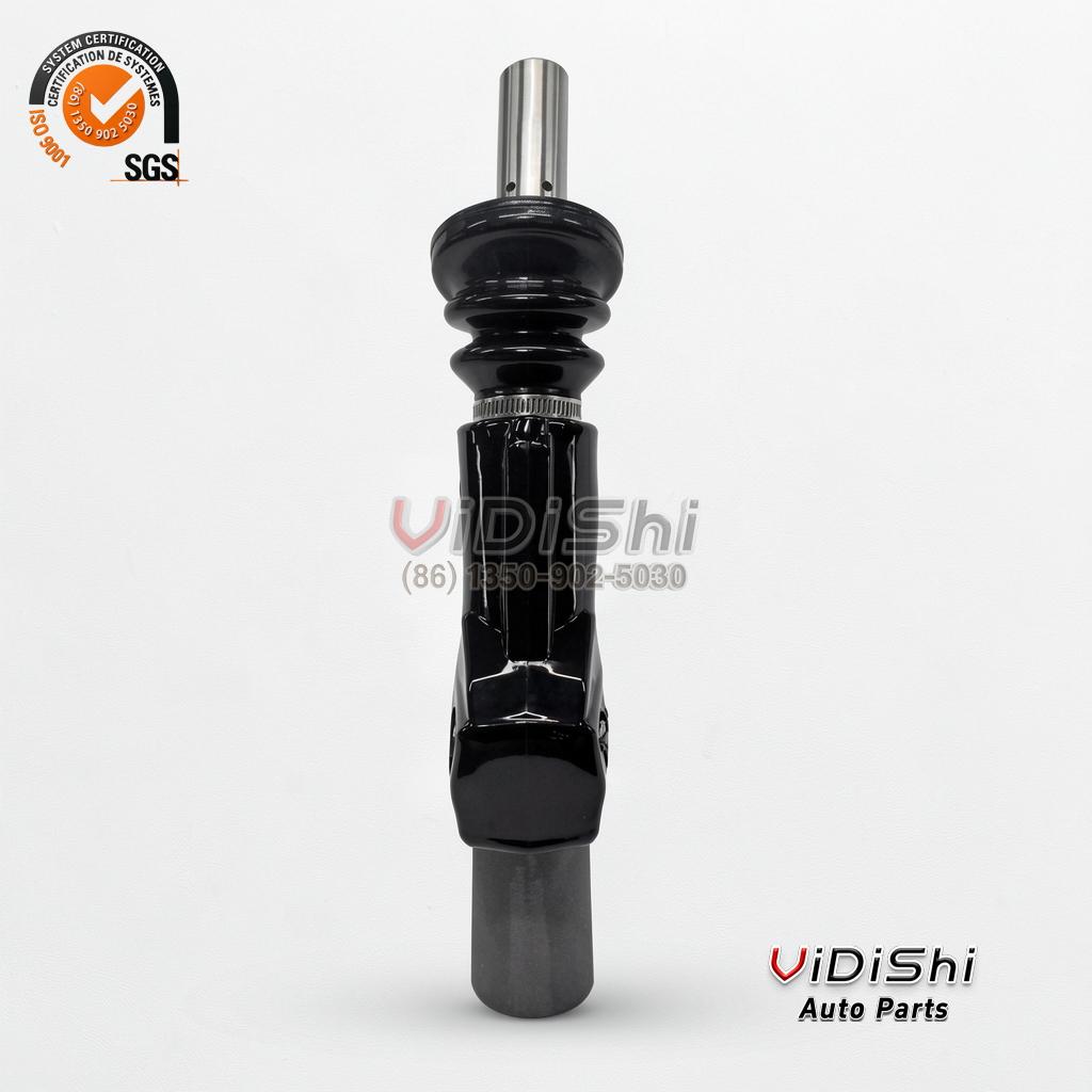 All Products 7 VDS-VRQ3-85M-NOZ Nozzle held vertically with the spout pointing up and the inlet boss at the bottom
