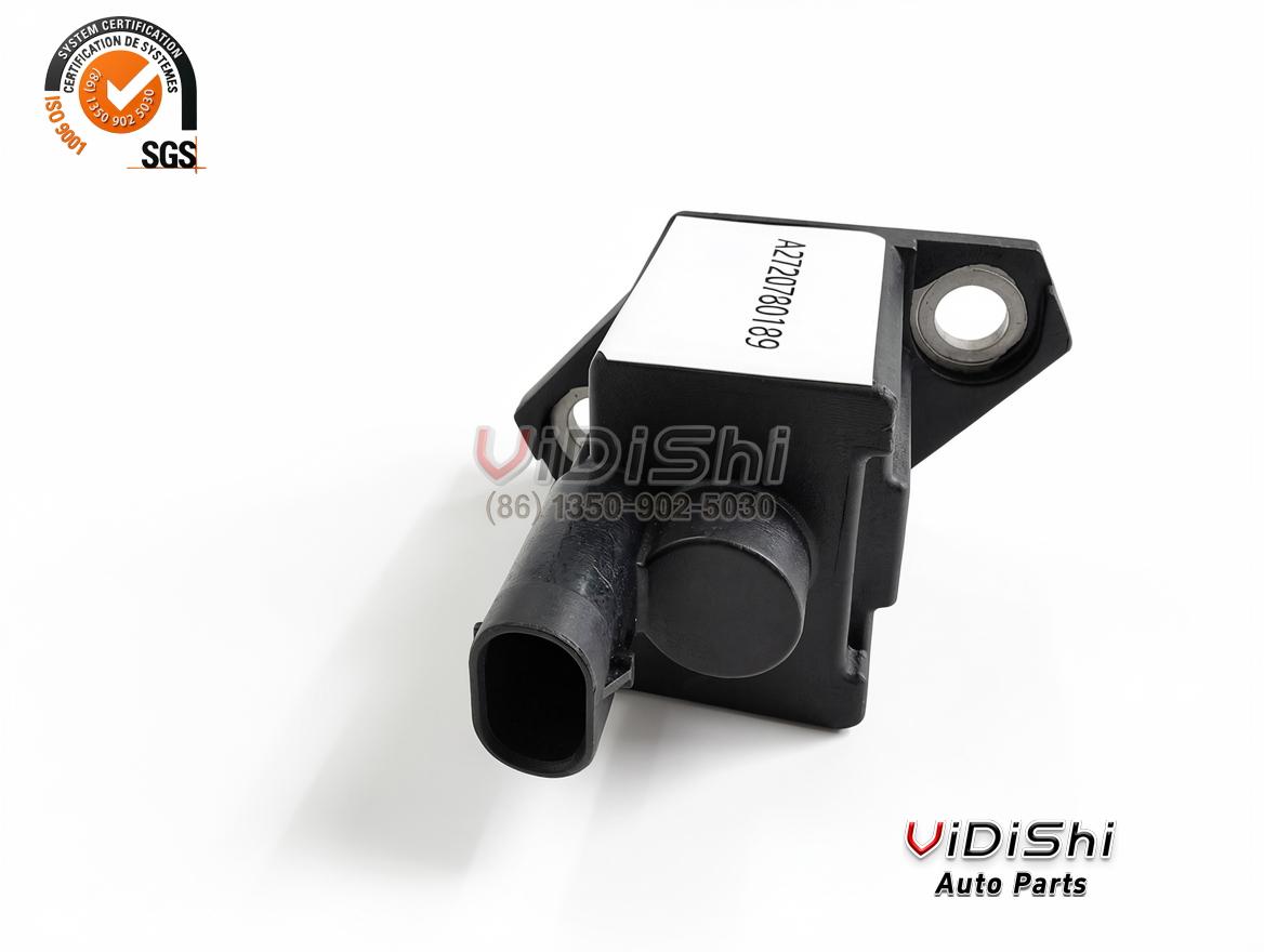 A2720780189 Fuel Pressure Regulator for Mercedes M272 CGI 0261540011 3 A2720780189 pressure regulator two-pin electrical connector, close-up