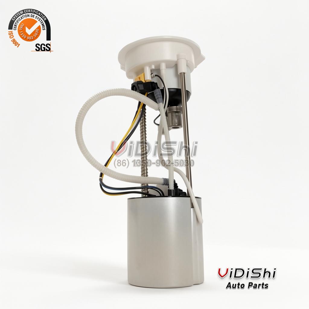 All Products 7 Side view of the 8R0919051N fuel pump module showing the reservoir and pump assembly