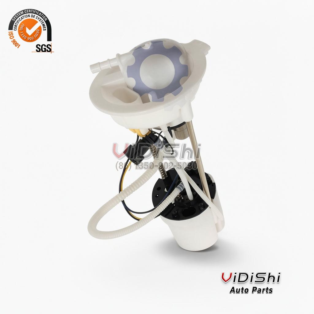 All Products 6 Top view of the 8R0919051N fuel pump module showing the electrical connector and fuel level float