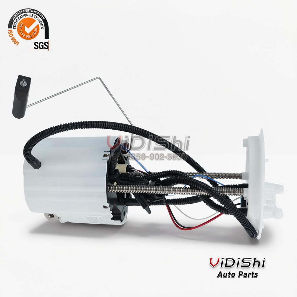 All Products 12 Top view of the 23249550 fuel pump module flange showing the sender and float arm