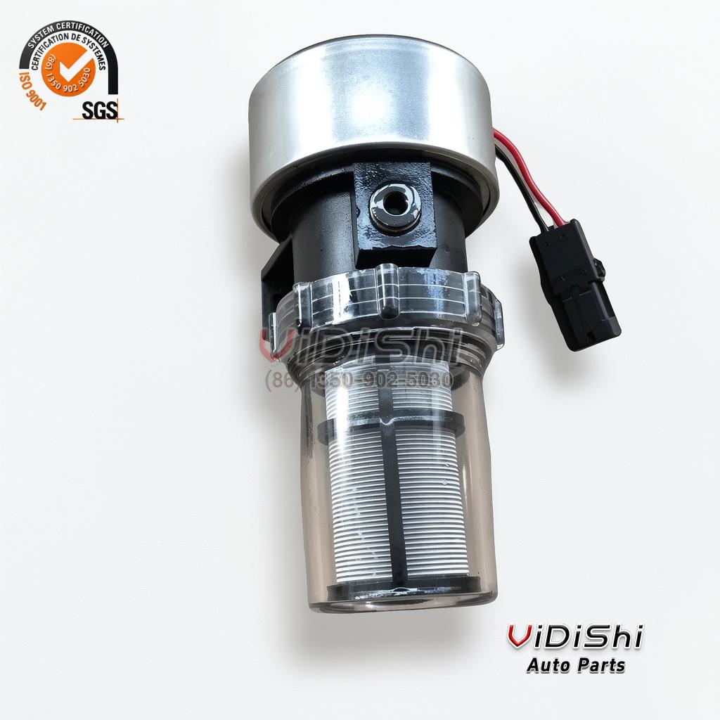 All Products 7 41-7059 electric diesel fuel pump showing the electrical connector and filter bowl
