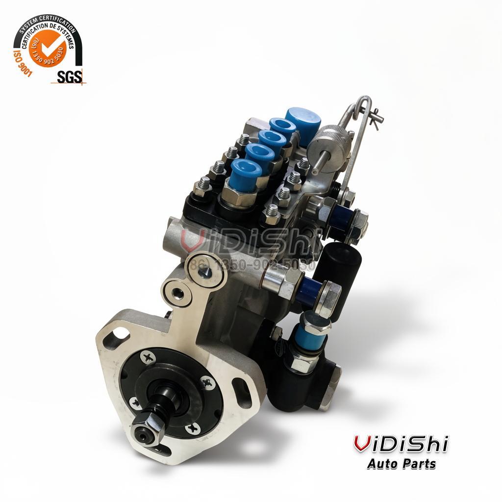 All Products 4 Drive side of the BH4Q85R8 injection pump showing the four outlets and mounting flange