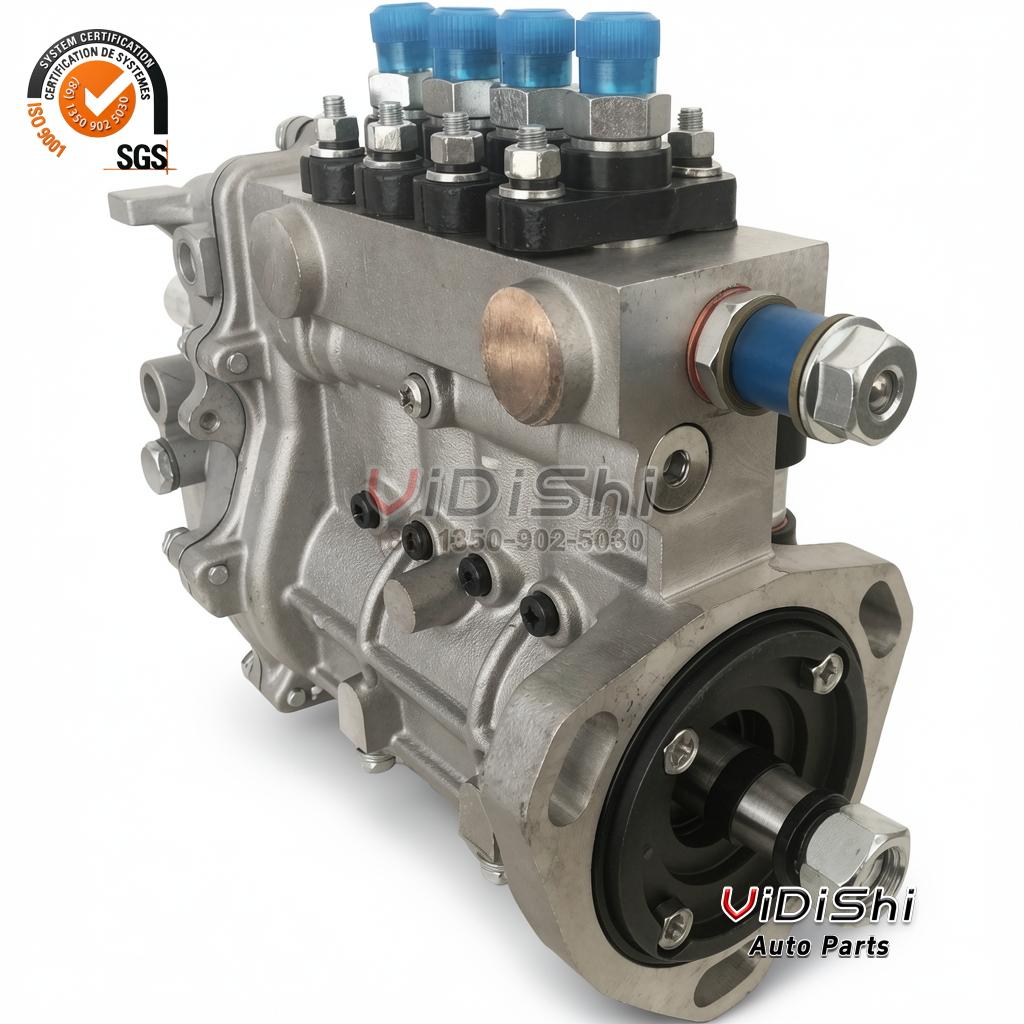 All Products 10 Drive side of the BH4QT95R9 injection pump showing the drive shaft and mounting flange