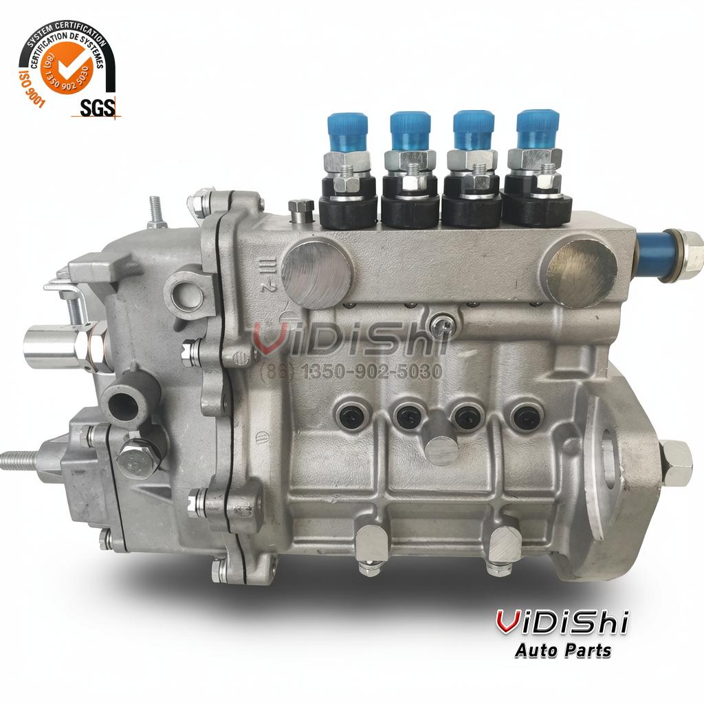 All Products 8 Top view of the BH4QT95R9 injection pump showing the four high-pressure outlets