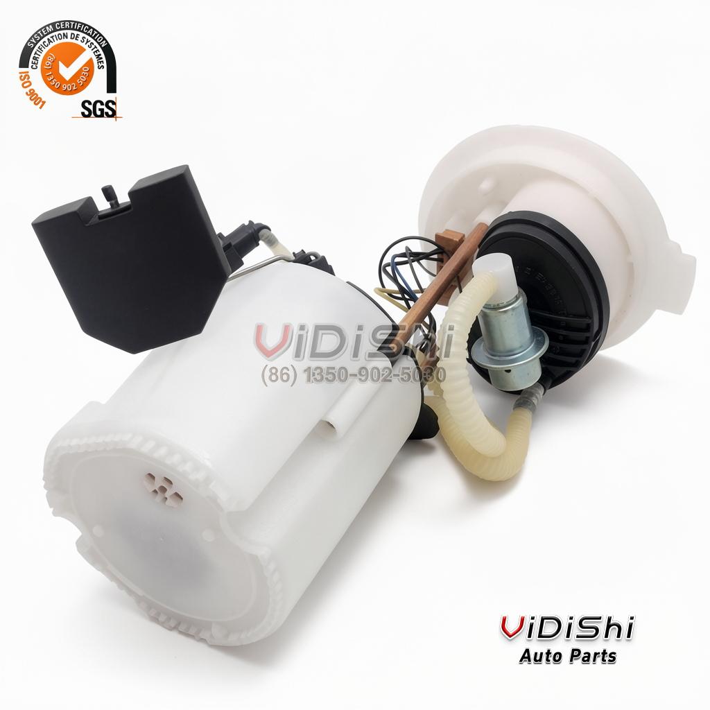 All Products 8 Reservoir base of the 3C0919051 fuel pump module showing the intake strainer and mounting