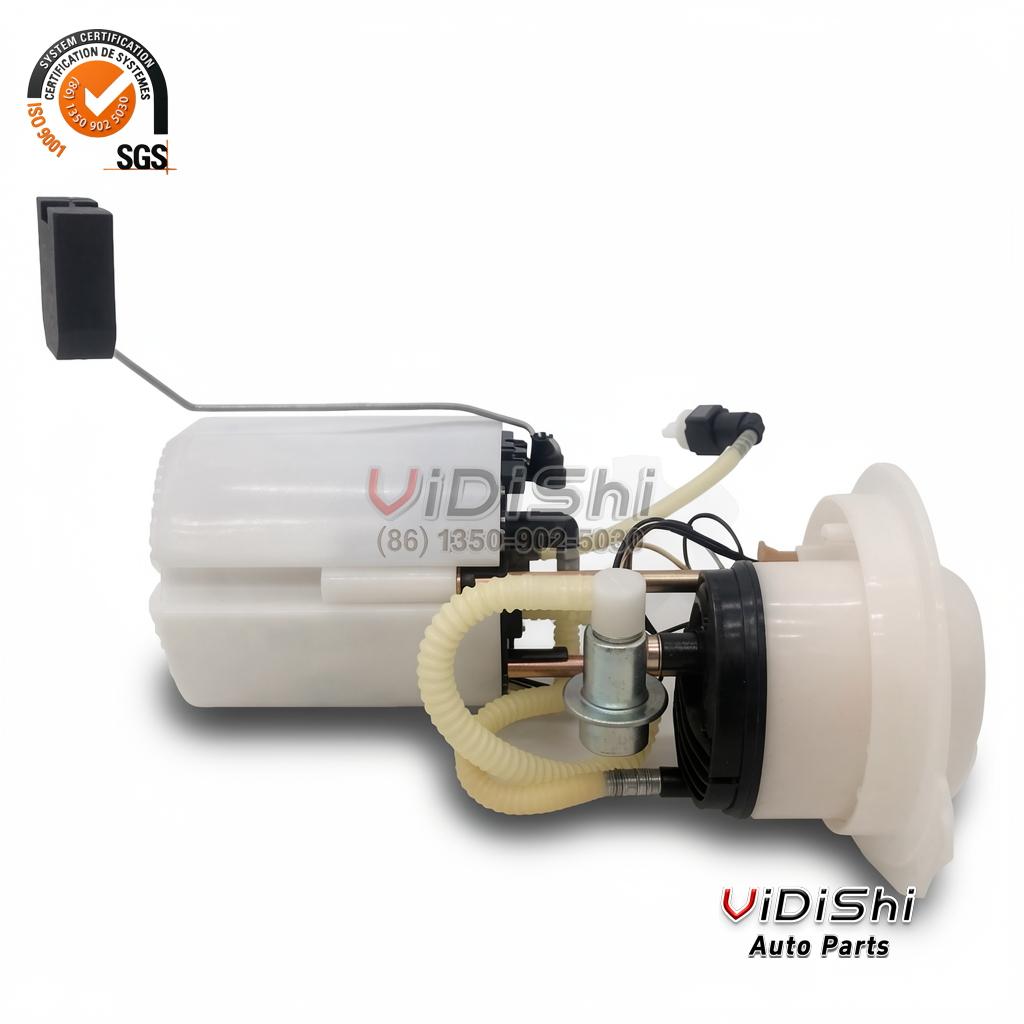 All Products 6 Side view of the 3C0919051 fuel pump module with the fuel level float arm and reservoir