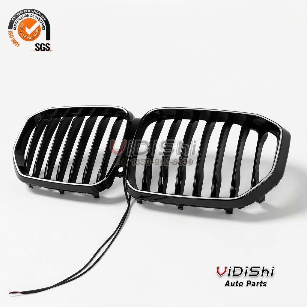 Illuminated Grille for BMW X5 G05 Single Strand ABS 2019-2022 4 X5 G05 grille rear view