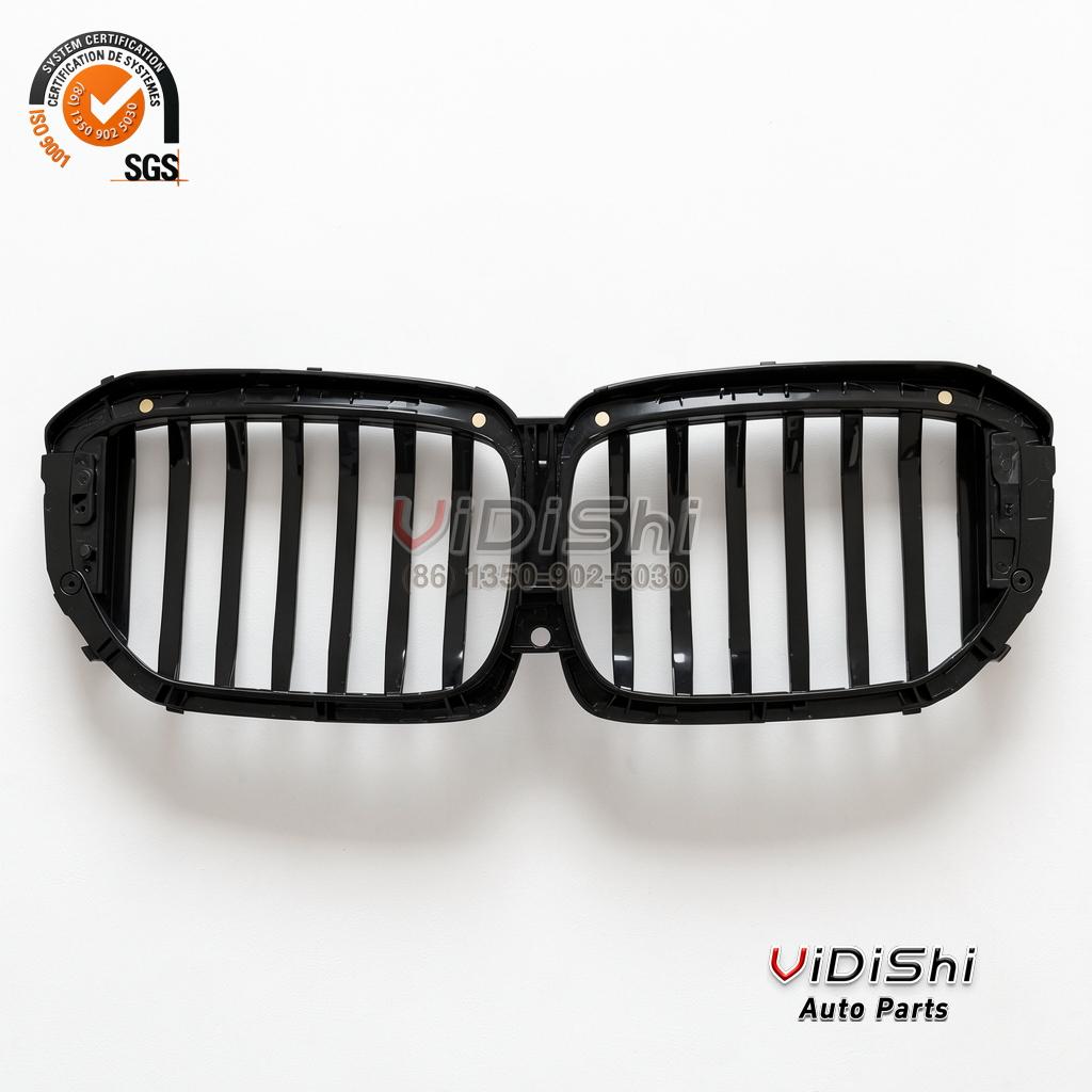 Waterfall Illuminated Grille for BMW X5 G05 ABS 2019-2022 1 Waterfall illuminated X5 G05 grille front view