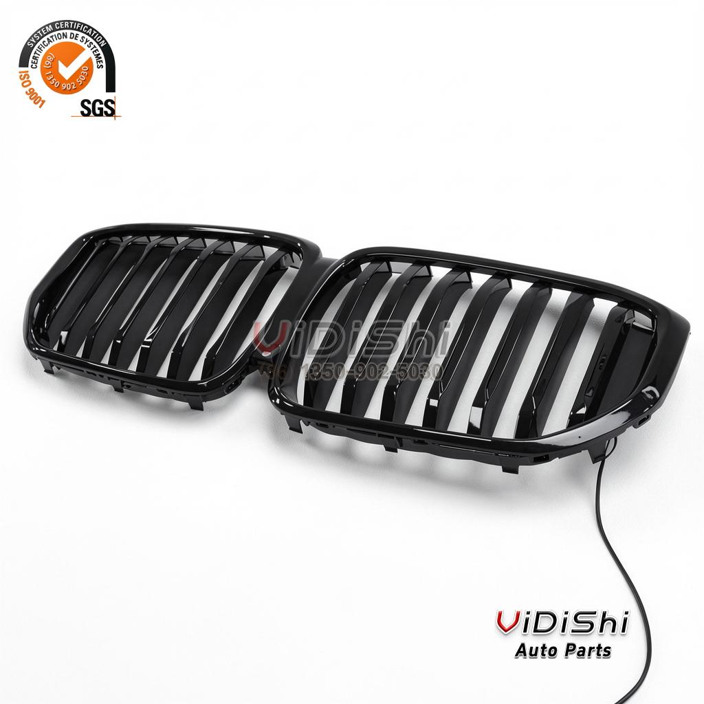 Waterfall Illuminated Grille for BMW X5 G05 ABS 2019-2022 4 Waterfall X5 G05 grille side view
