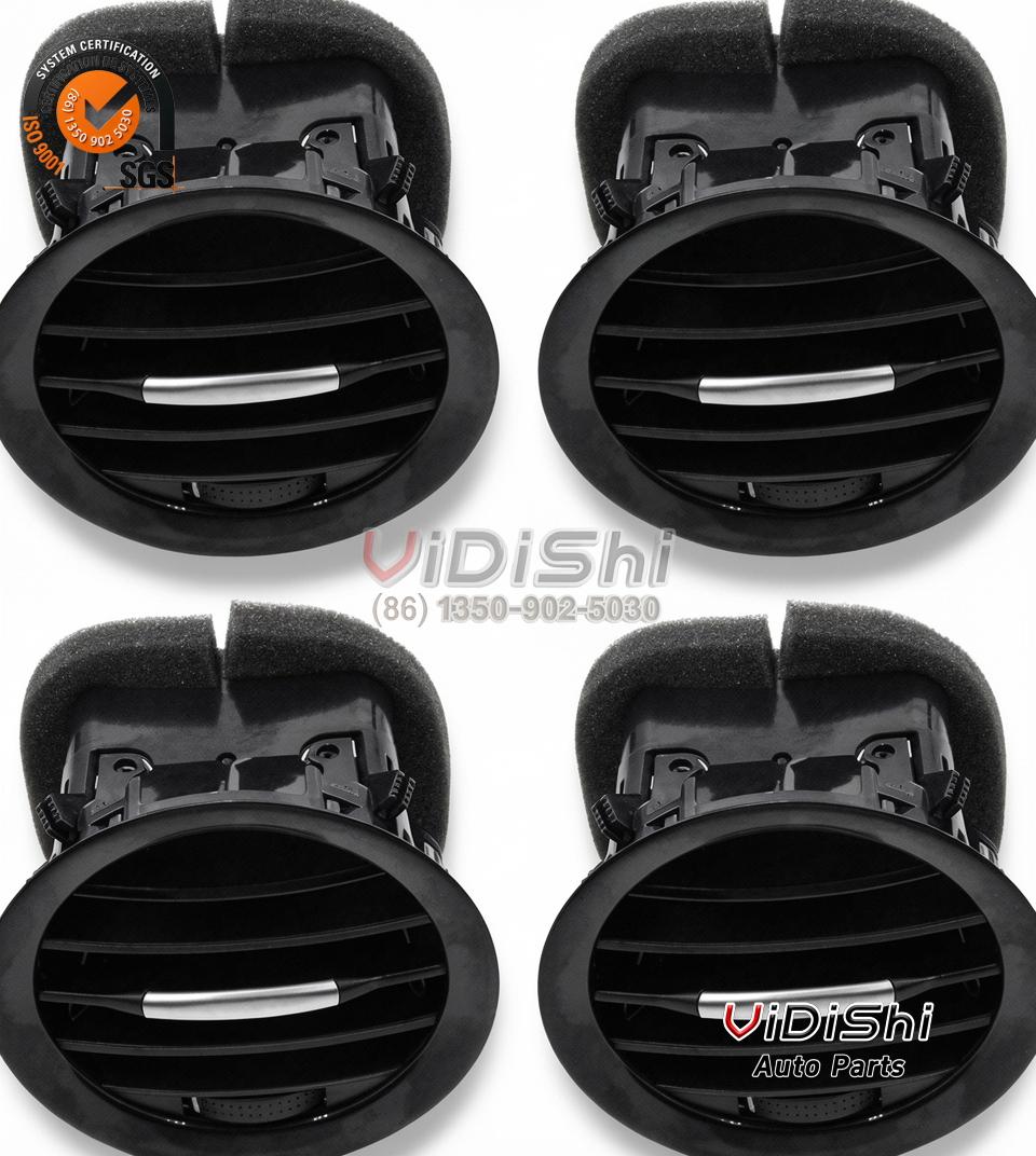 Car AC Vent Grille Dashboard Air Conditioner Vent Universal 5 Multiple dashboard vent grilles in a row