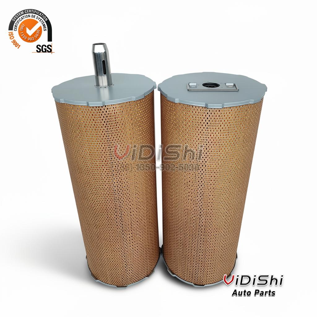 High Performance Replacement Hydraulic Oil Filter GE 84A220402 P8 Aftermarket Replacement 3 Element-pair view — Vidishi Auto