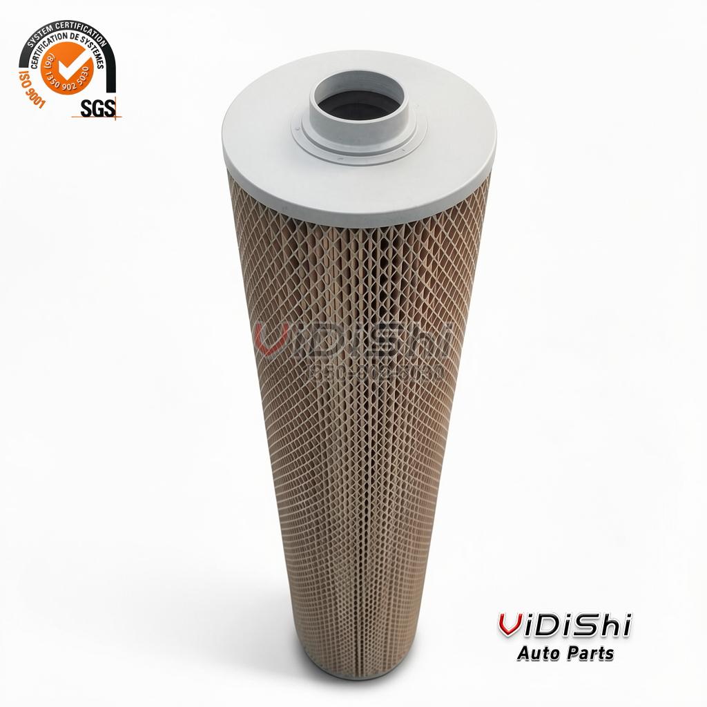 High Performance Replacement Hydraulic Oil Filter GE 84A220402 P8 Aftermarket Replacement 2 Element-top view — Vidishi Auto