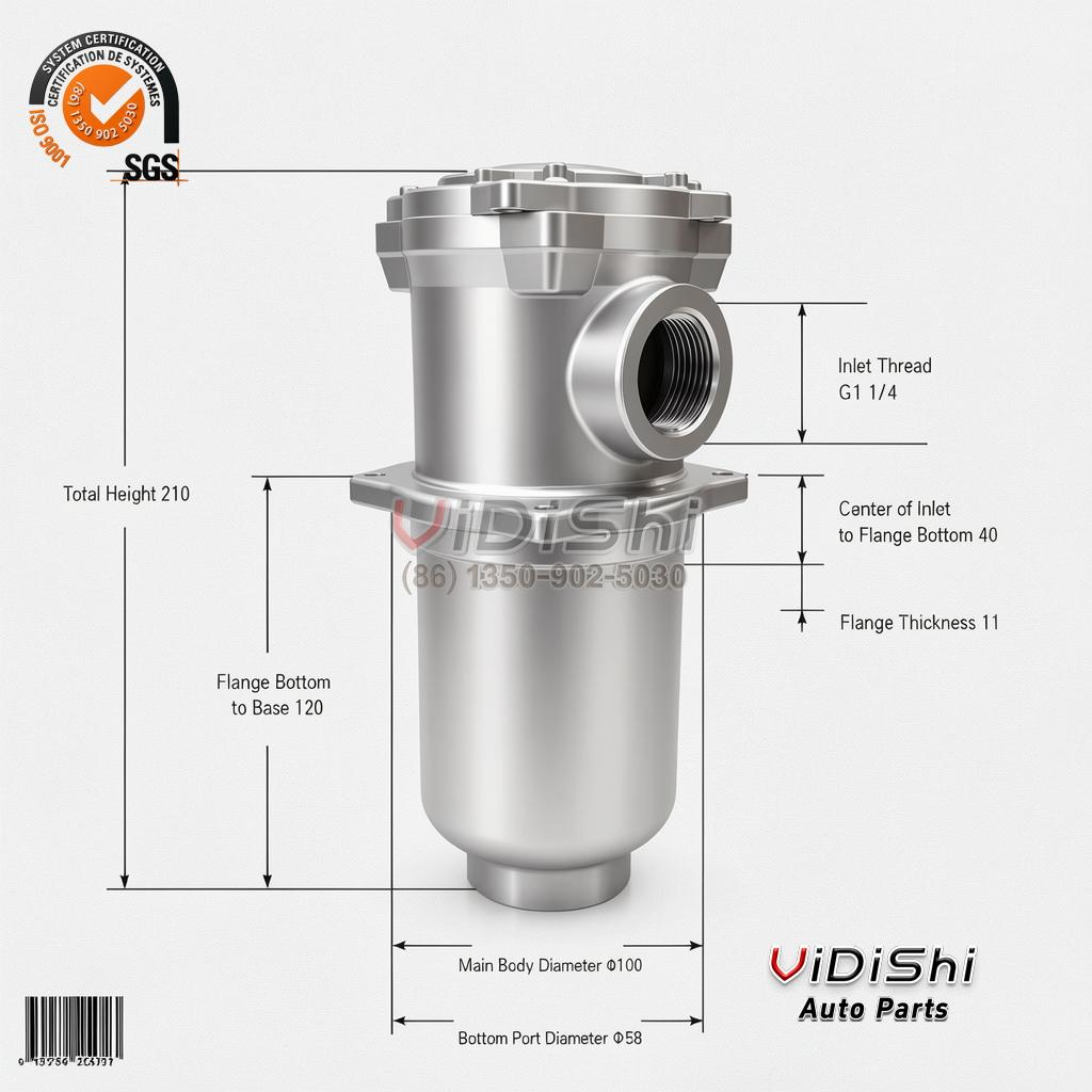 RF160 — Dimension-drawing view — Vidishi Auto