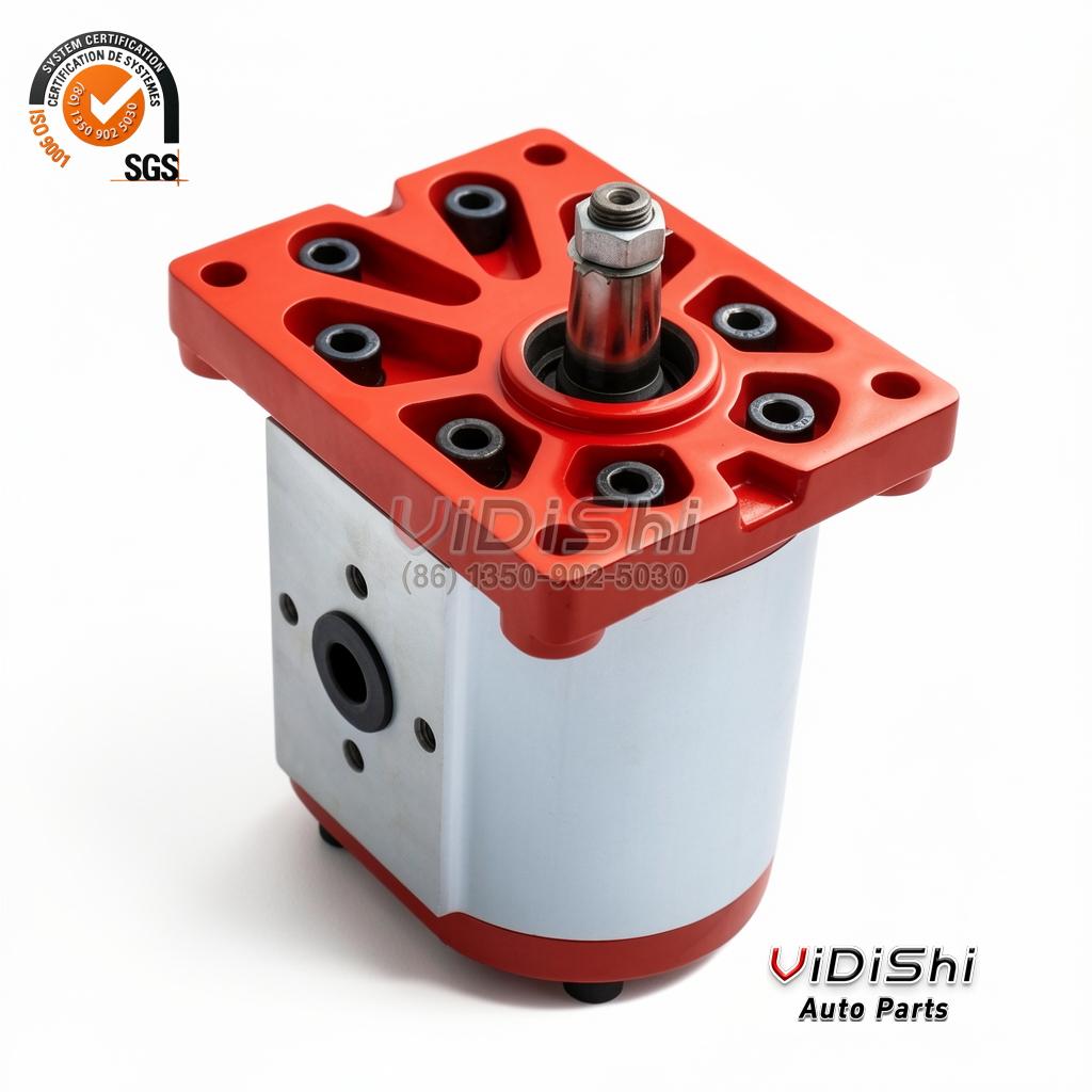 Quality Installation Factory Made Displacement Motor Driven Rotary Hydraulic Gear Oil Pump With Motor Pressure 250 Bar Replacement for GRH 2 Front view — Vidishi Auto
