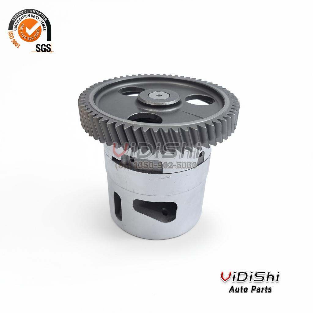 A6511802001 — Oilpump-front-gear view — Vidishi Auto
