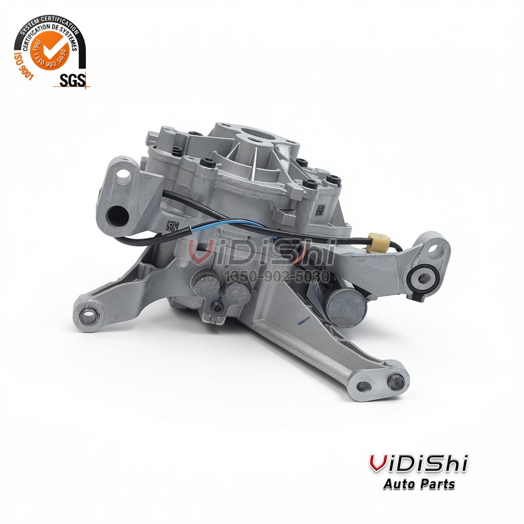 Oil Pump LR087668 LR110501 LR078805 Aftermarket Replacement 6 Oilpump-bracket view — Vidishi Auto