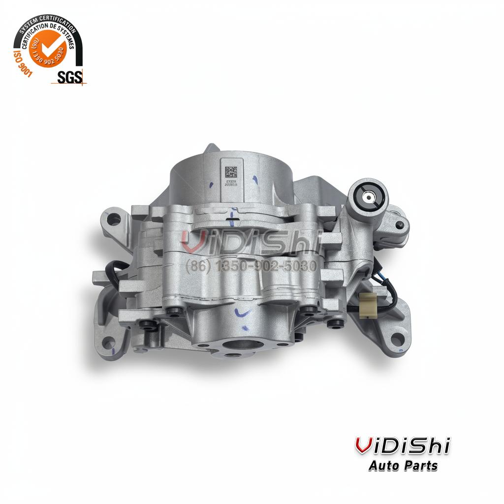Oil Pump LR087668 LR110501 LR078805 Aftermarket Replacement 2 Oilpump-rear view — Vidishi Auto