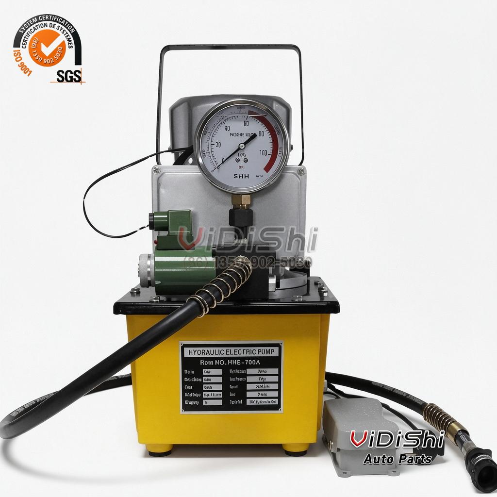 HHB-700A — Powerpack-gauge-hose view — Vidishi Auto